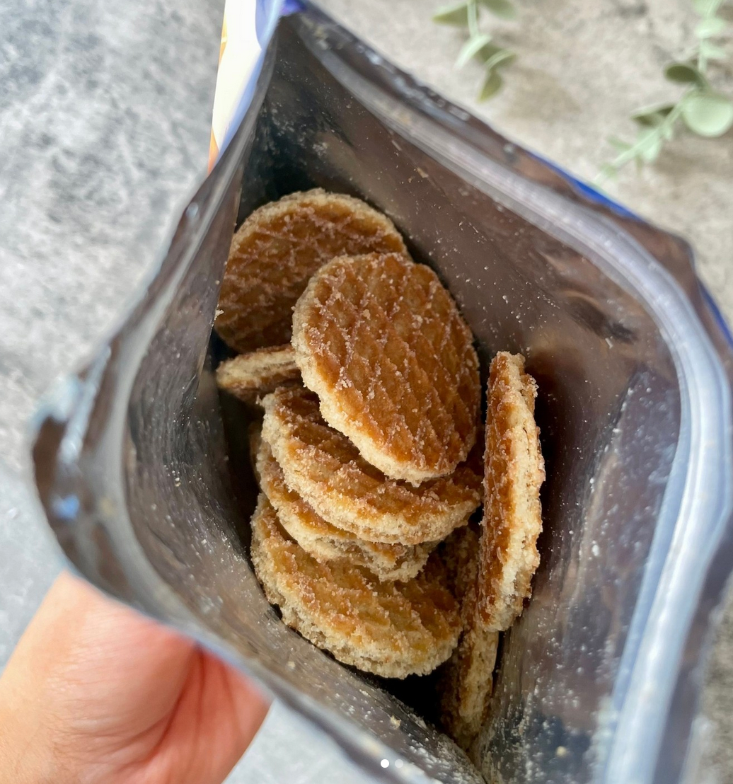 Mini Traditional Caramel Organic and Plant Based Stroopwafels