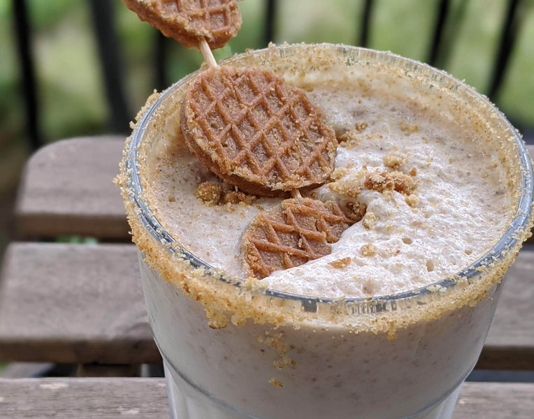 Stroopwafel (vegan) milkshake