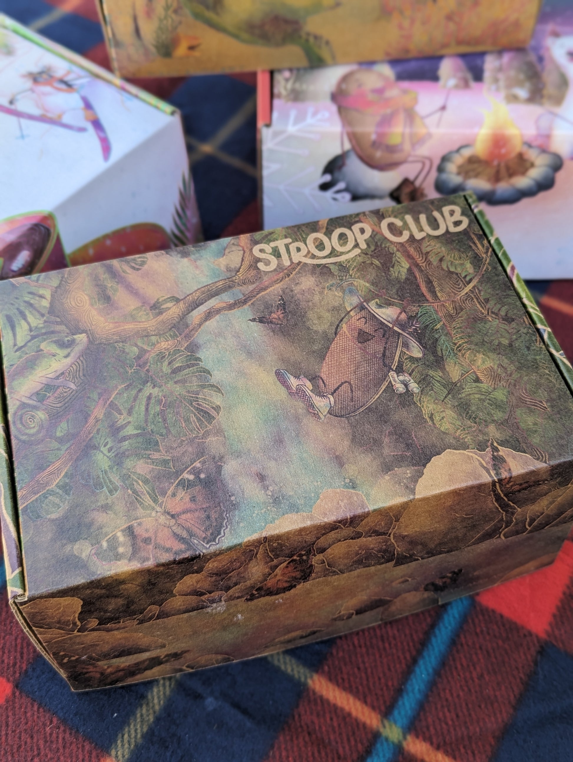 Photo of the jungle themed gift box