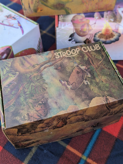 Photo of the jungle themed gift box